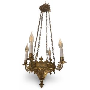 Small Neo-gothic Chandelier