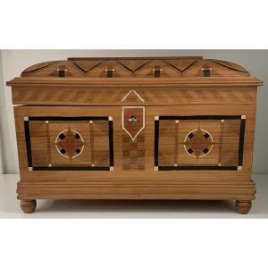 Painted Wooden Box