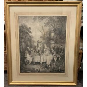 Engraving After Nicolas Lancret