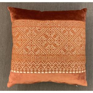 Coussin déco avec broderie de Fès