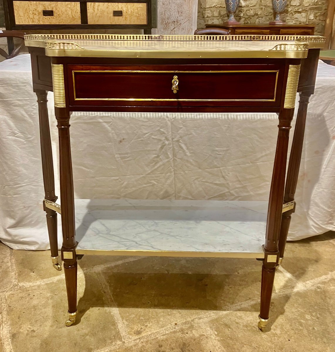 Small Console Louis XVI Period Late 18th Century -photo-1