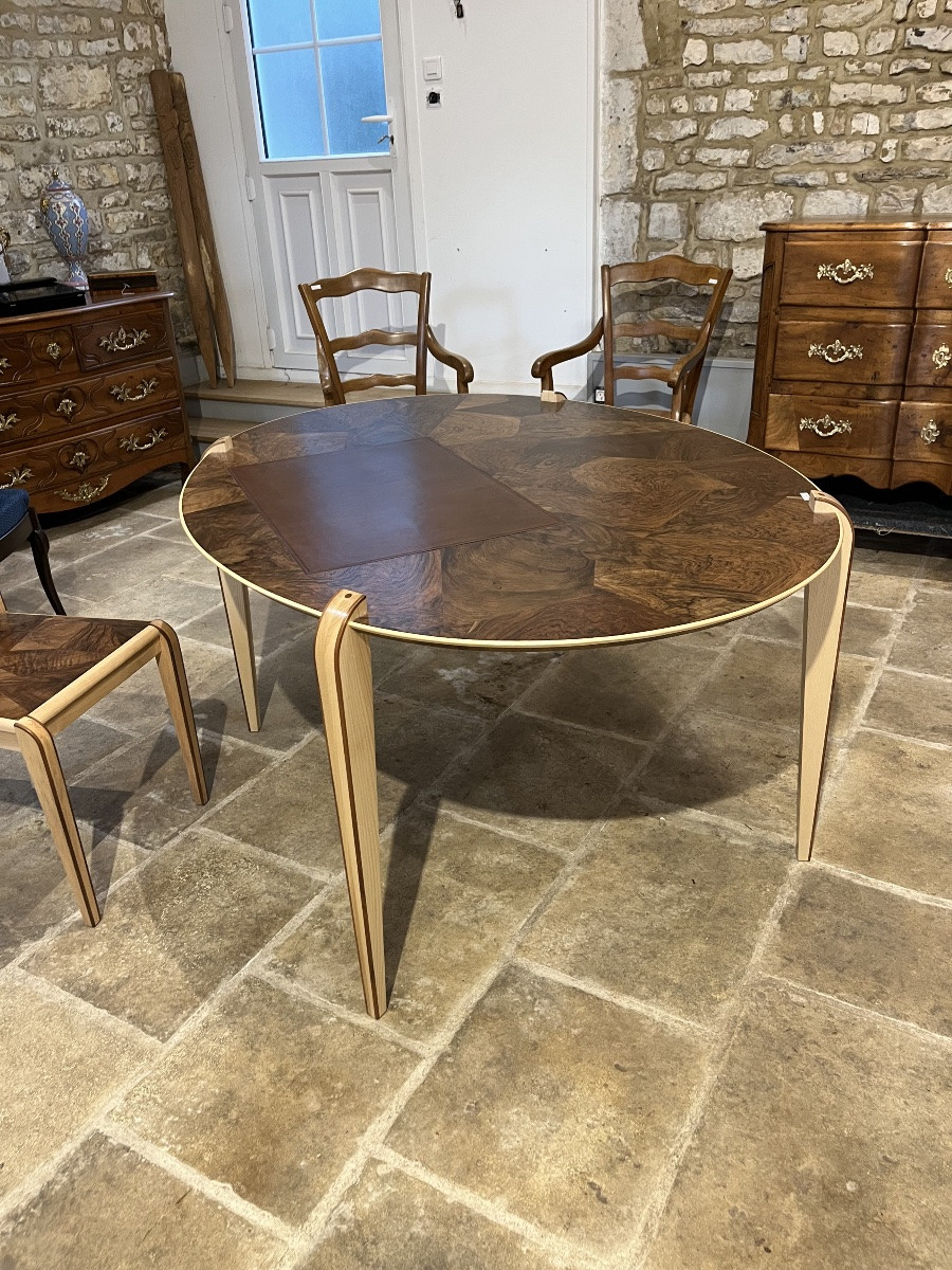 Bureau plat ovale -photo-3
