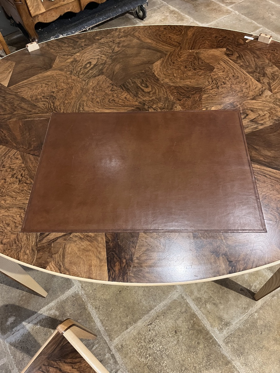 Bureau plat ovale -photo-4