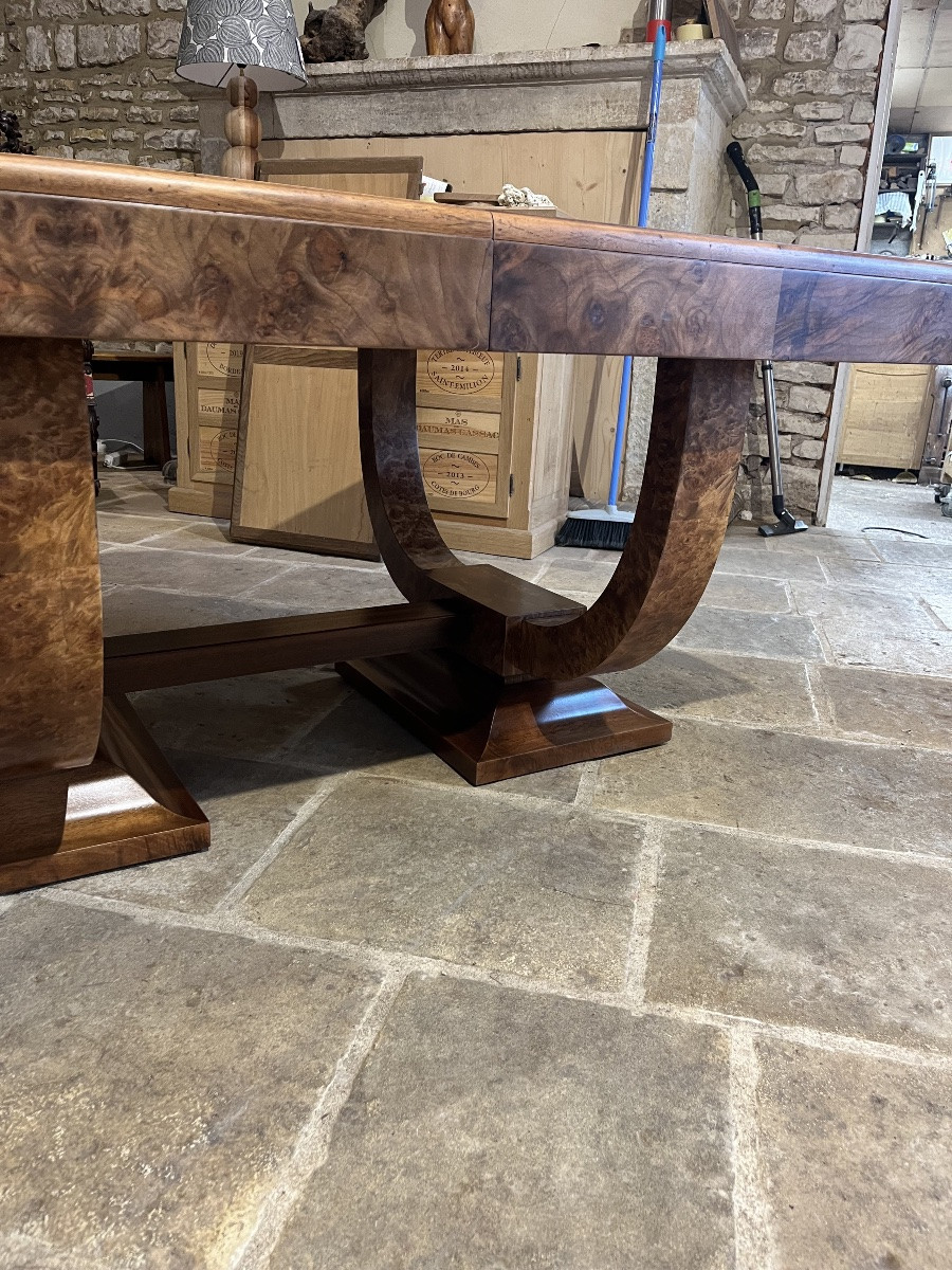 Art Deco Walnut Table -photo-2