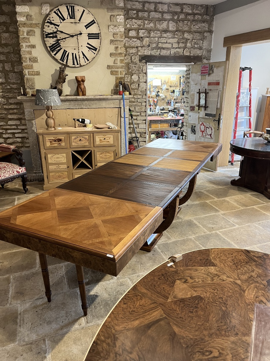 Art Deco Walnut Table -photo-1