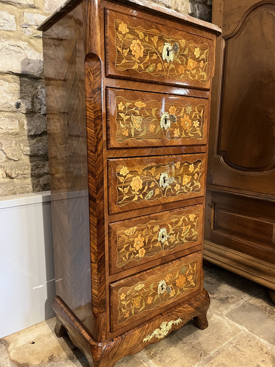 Petit chiffonnier Napoléon III -photo-4