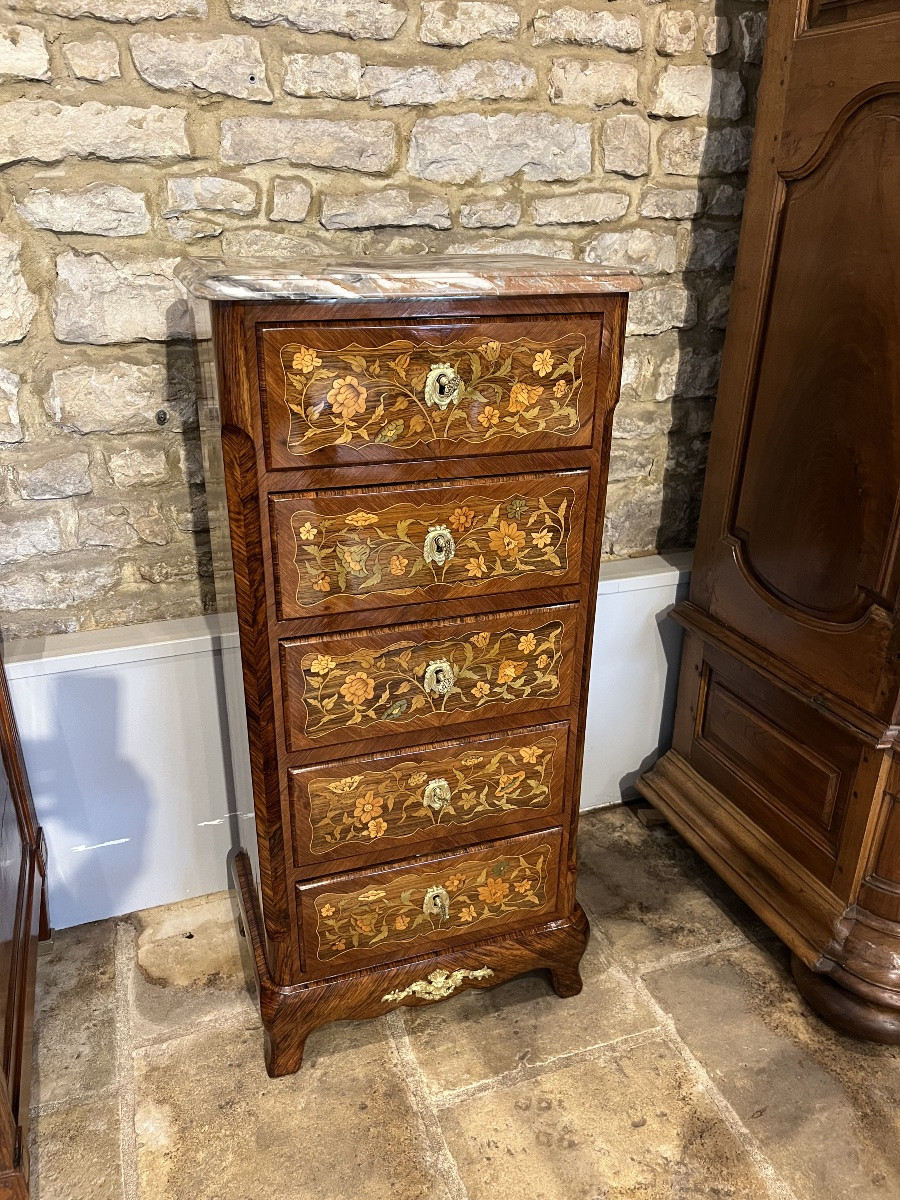 Petit chiffonnier Napoléon III -photo-7