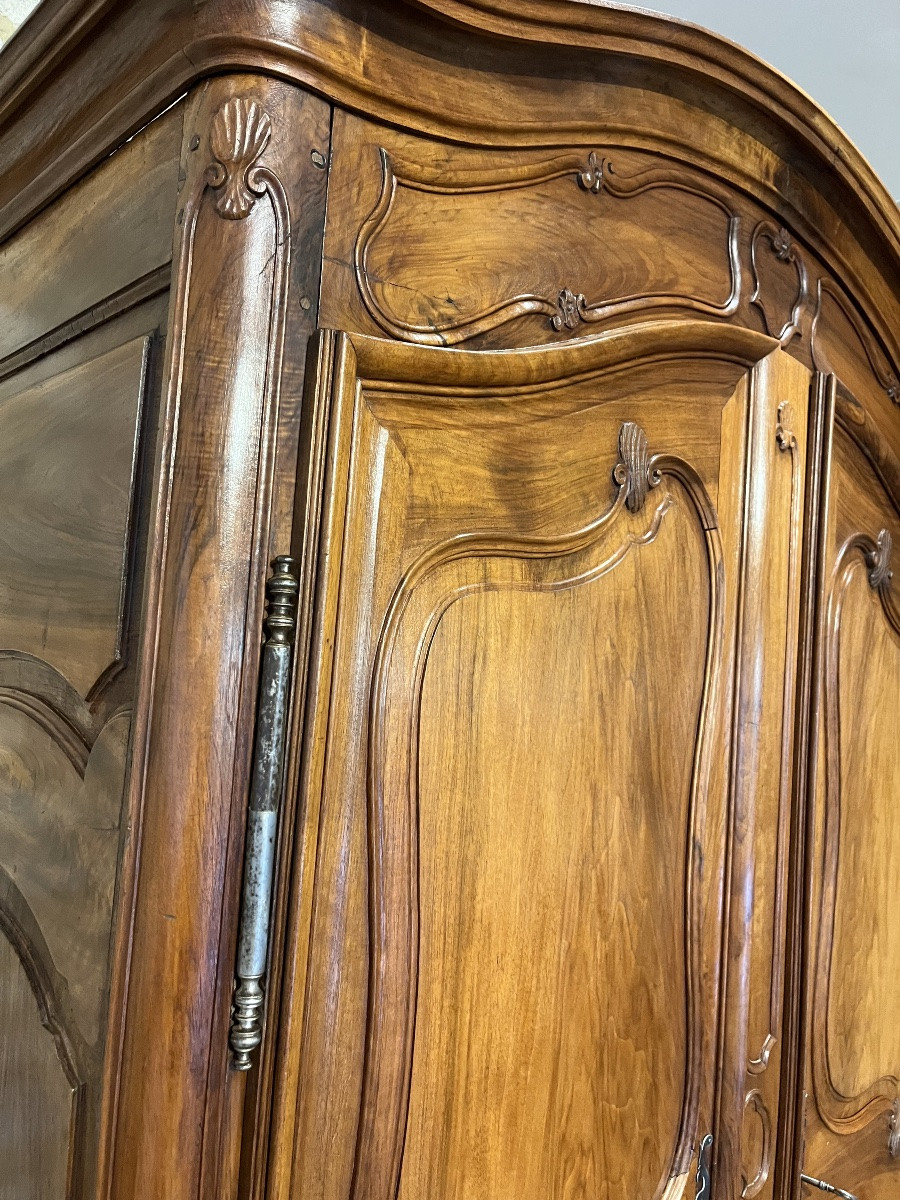 Burgundy Walnut Trouser Cabinet -photo-4