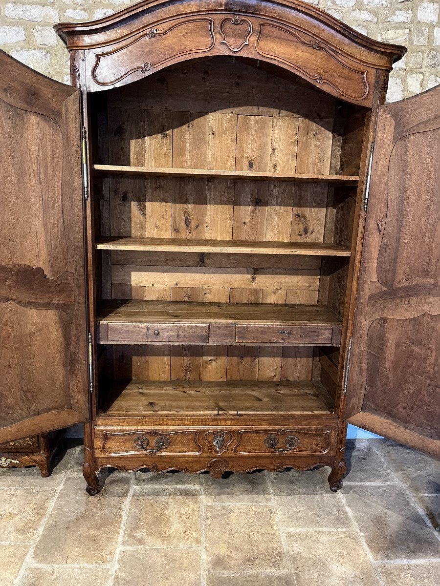 Burgundy Walnut Trouser Cabinet -photo-7