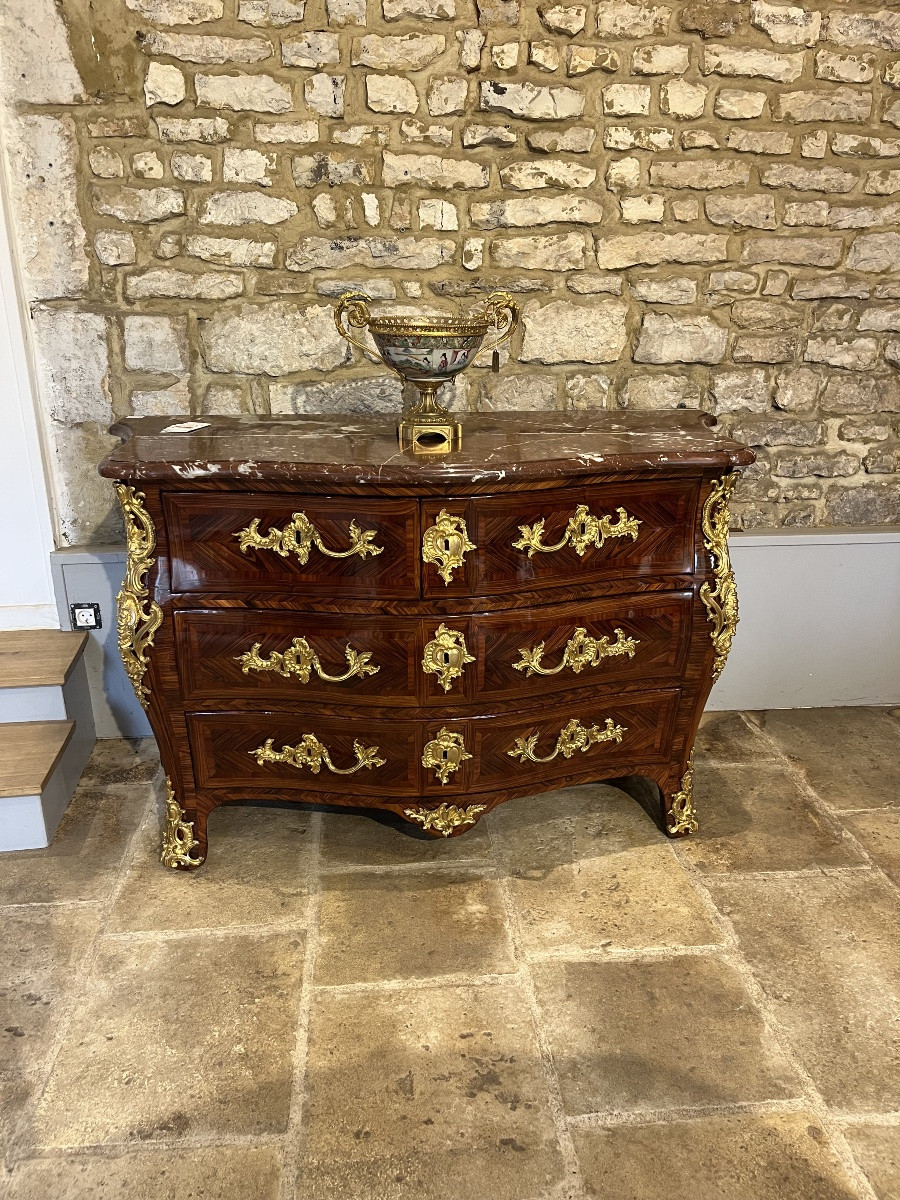 Tomb Chest Of Drawers Stamped M.criaerd -photo-4