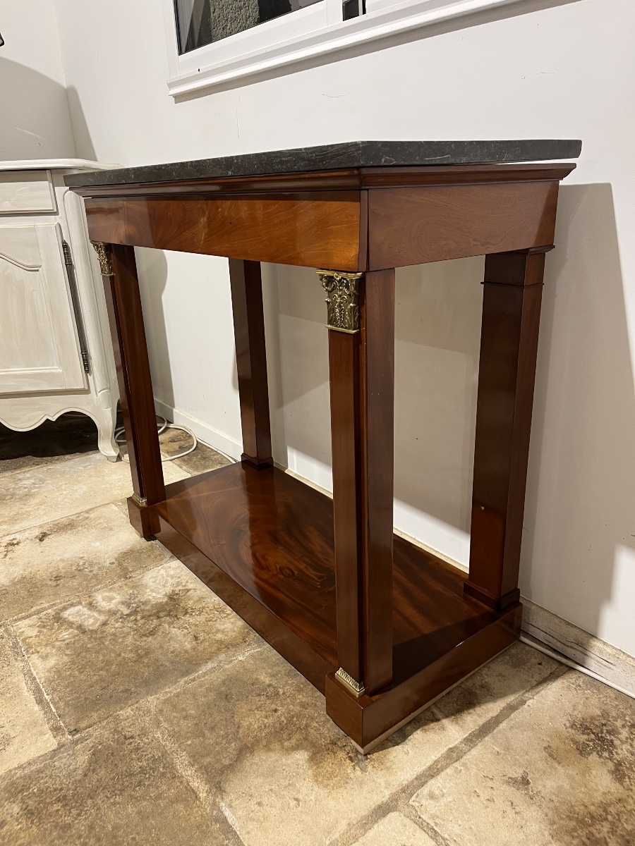 Console époque Directoire en acajou -photo-1