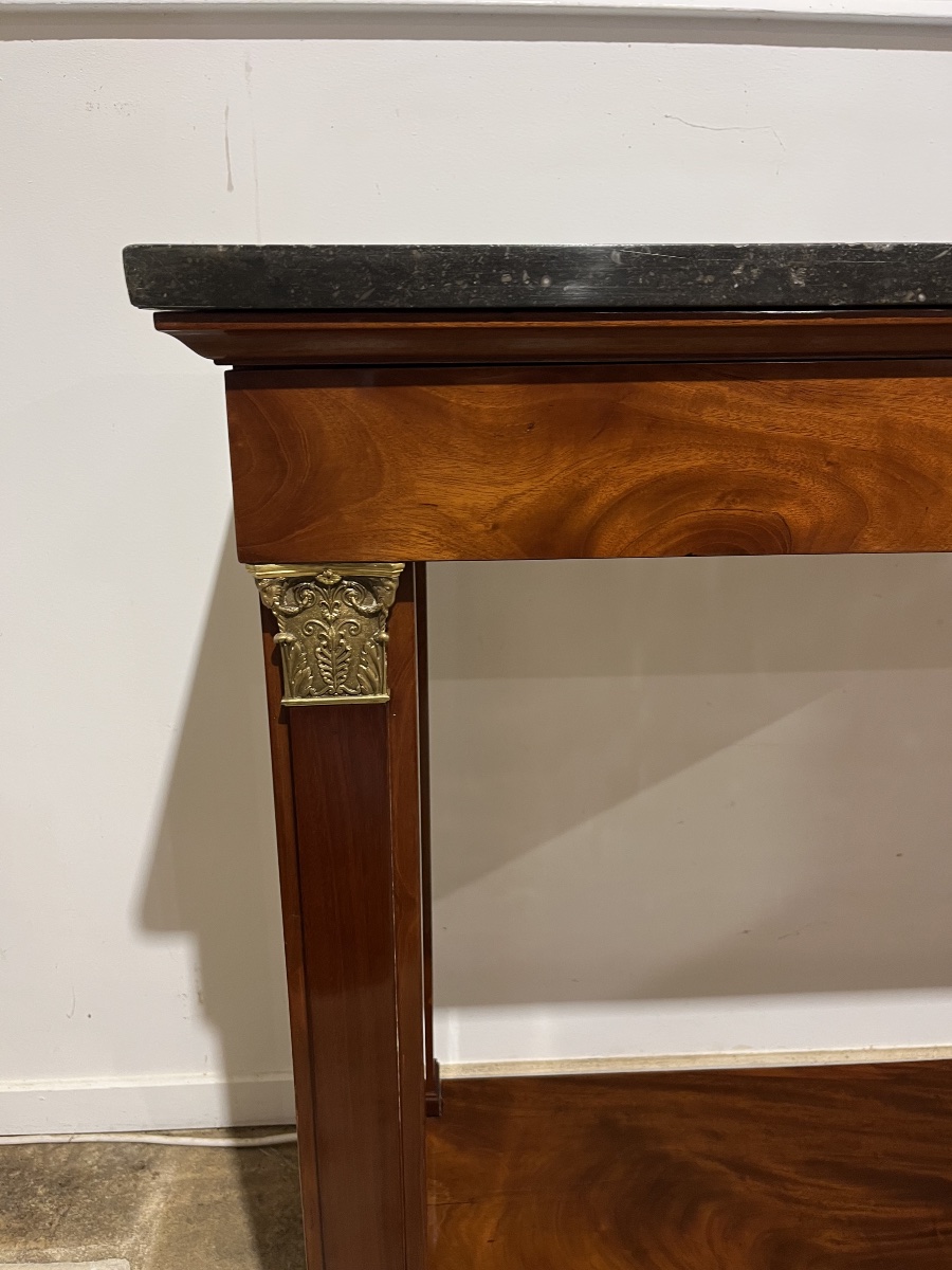 Console époque Directoire en acajou -photo-3