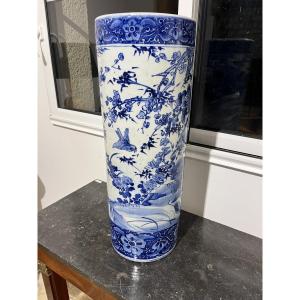 Japanese Umbrella Stand, Earthenware