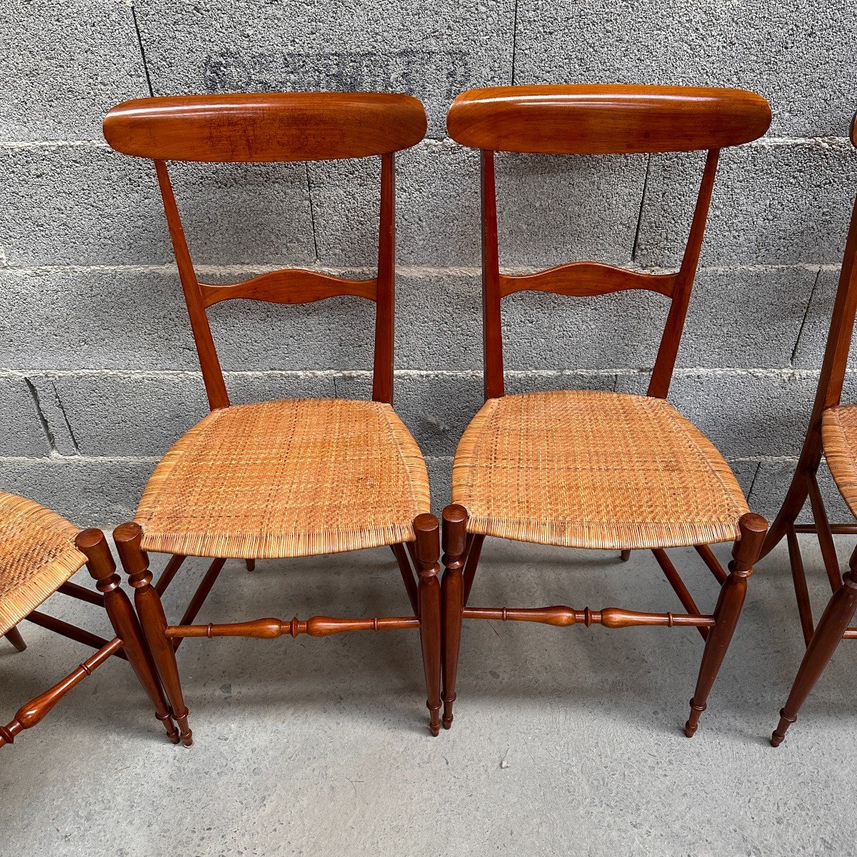 6 Chaises Superleggera De Chiavari-photo-2