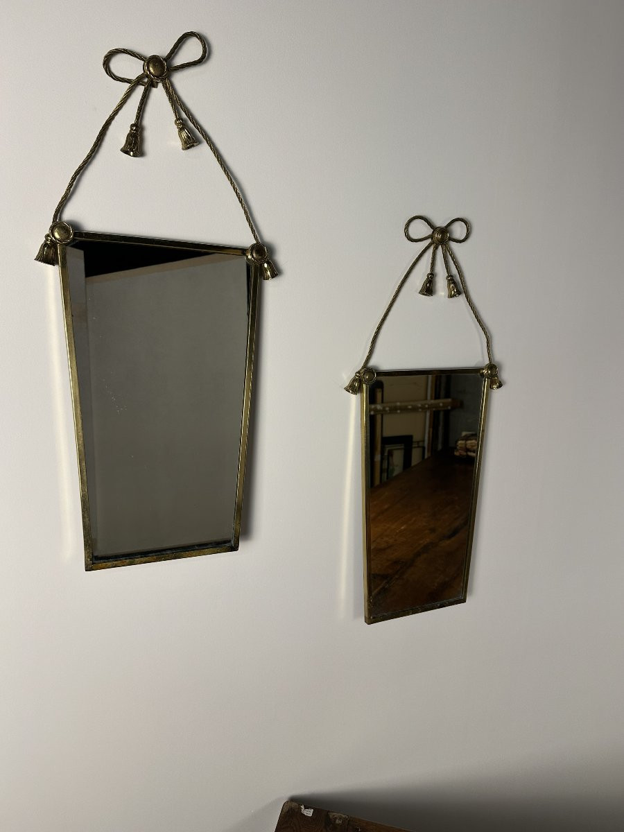 Paire de miroirs Anglais-photo-4