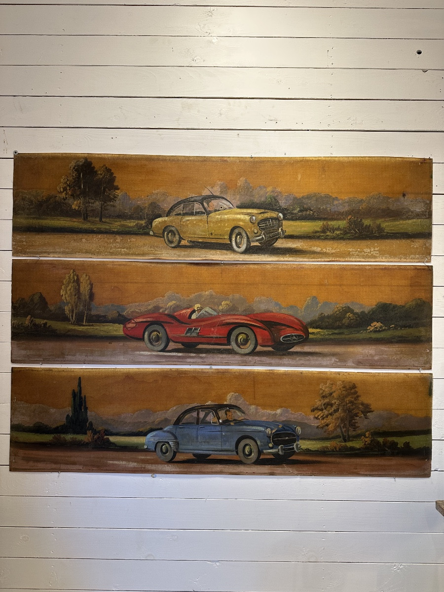 Fairground Signs Painted On Resin