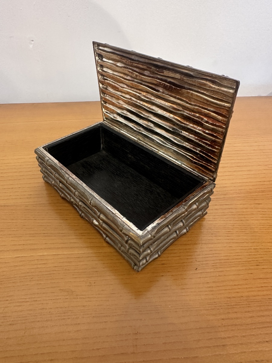 Bamboo-style Metal Box-photo-4