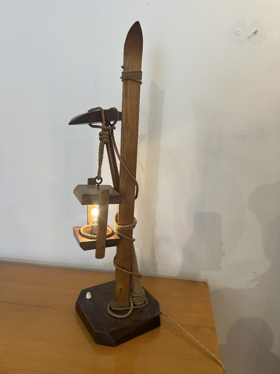 Folk Art Lamp -photo-4