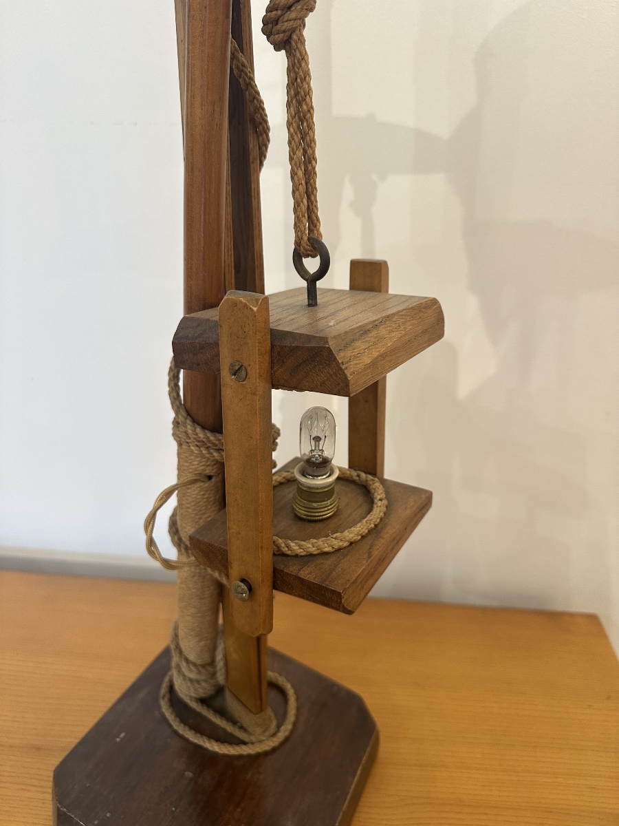 Folk Art Lamp -photo-1