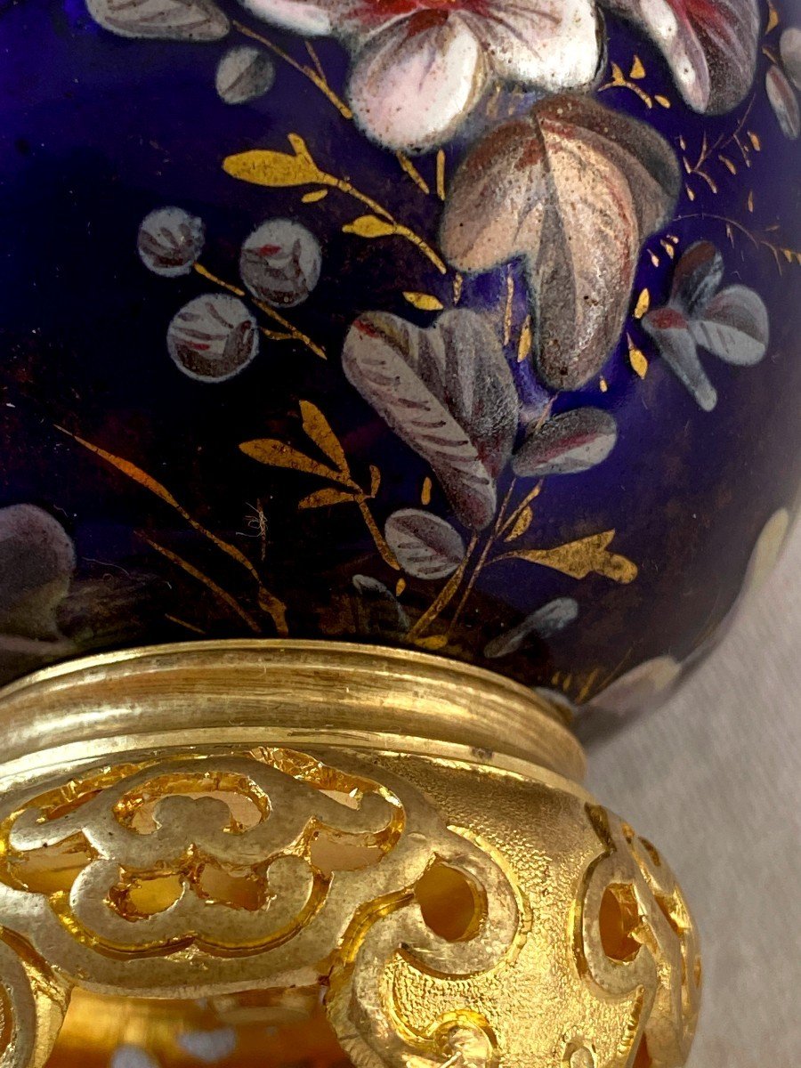 Gilt Bronze Mounted Enamel Vase-photo-3