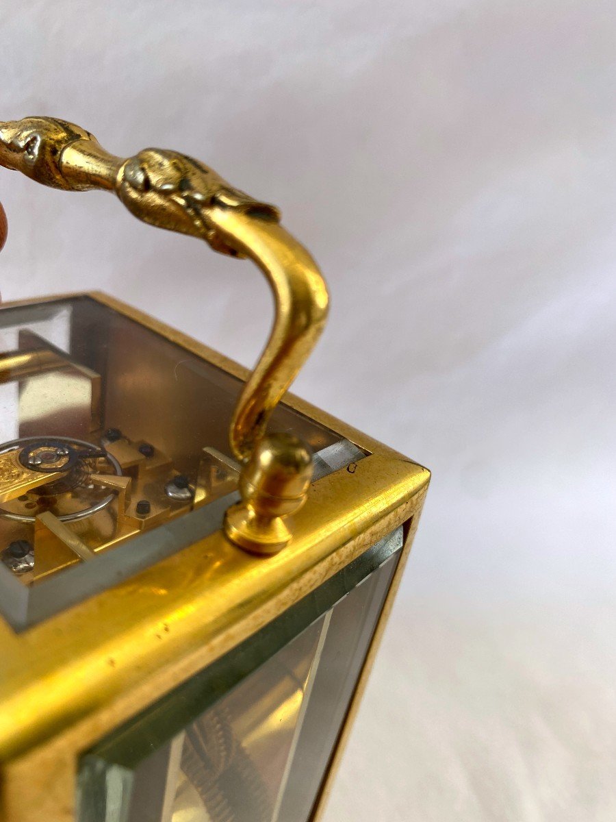 Desk Clock Signed Delvaux At The Palais Royal-photo-4