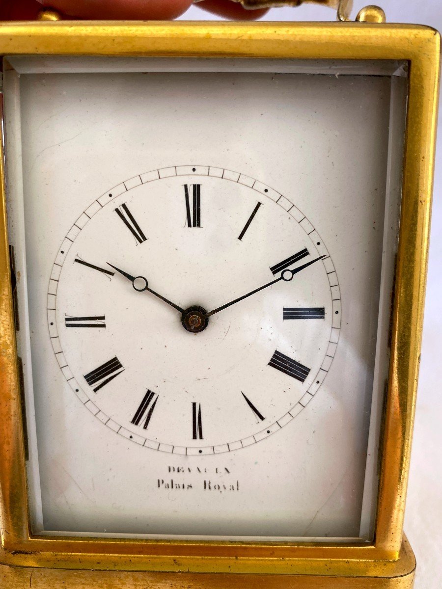 Desk Clock Signed Delvaux At The Palais Royal-photo-4