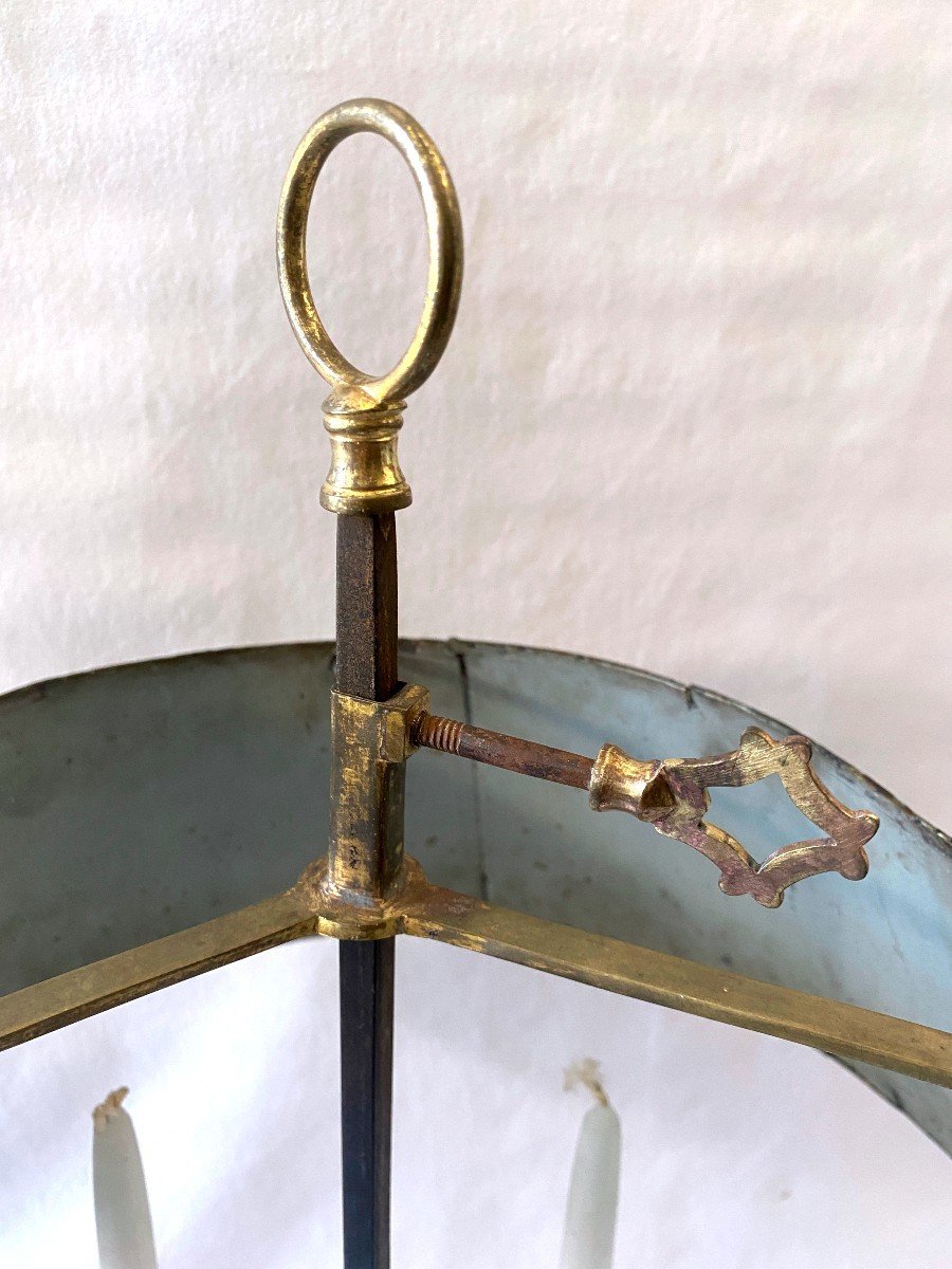Lampe Bouillotte époque Directoire En Bronze Doré-photo-2