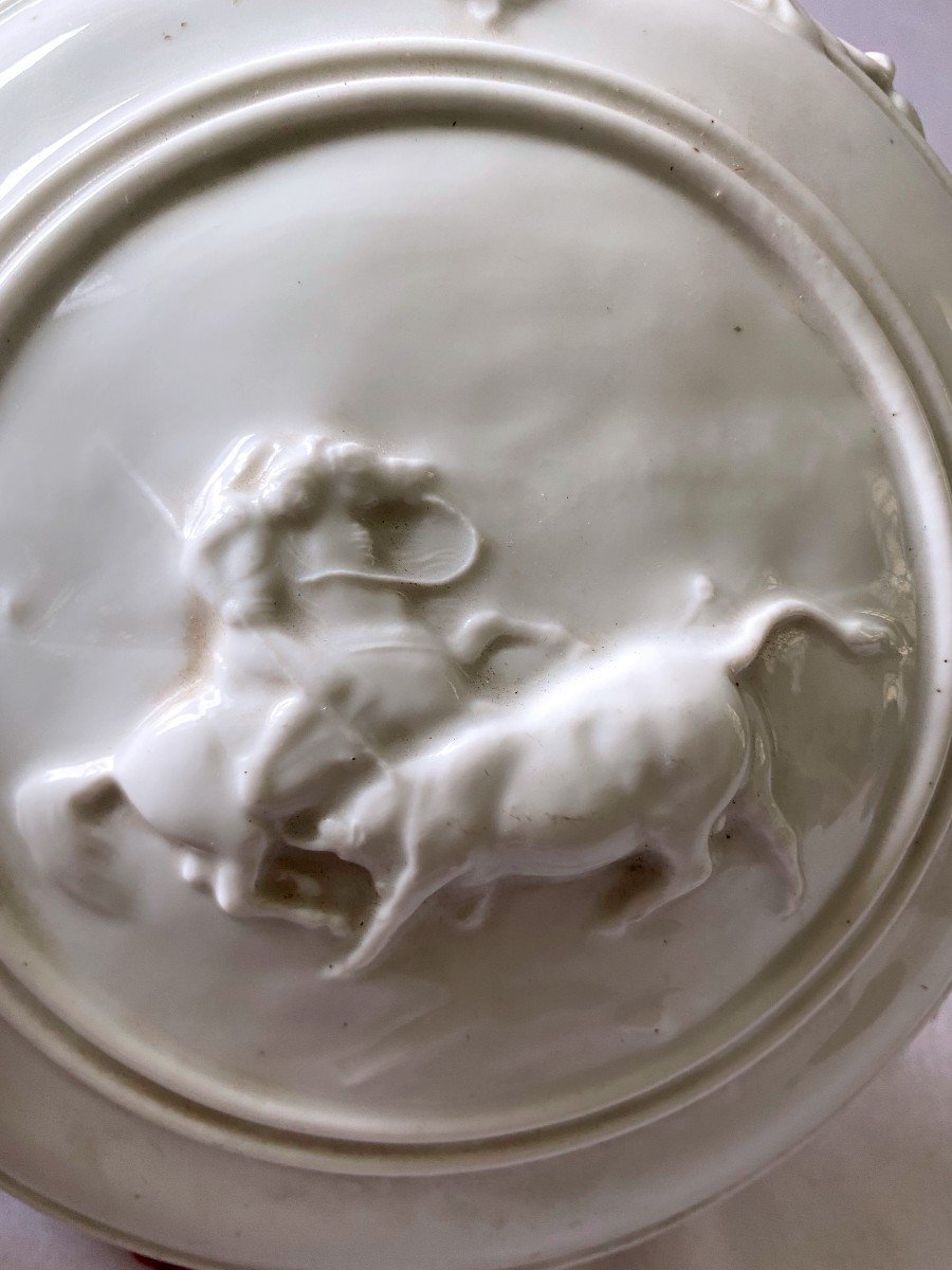 Gourde En Porcelaine Tauromachie-photo-1