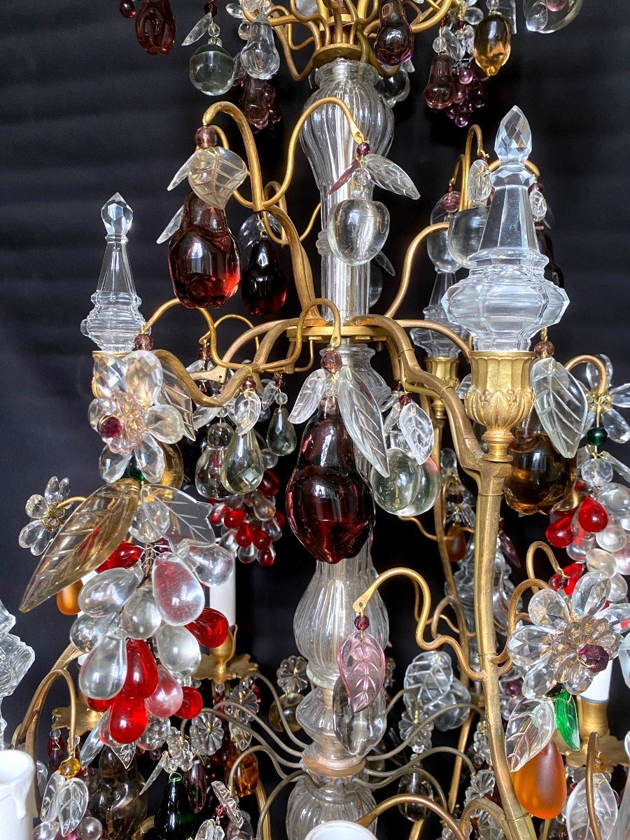 Fruit Tassel Cage Chandelier-photo-6