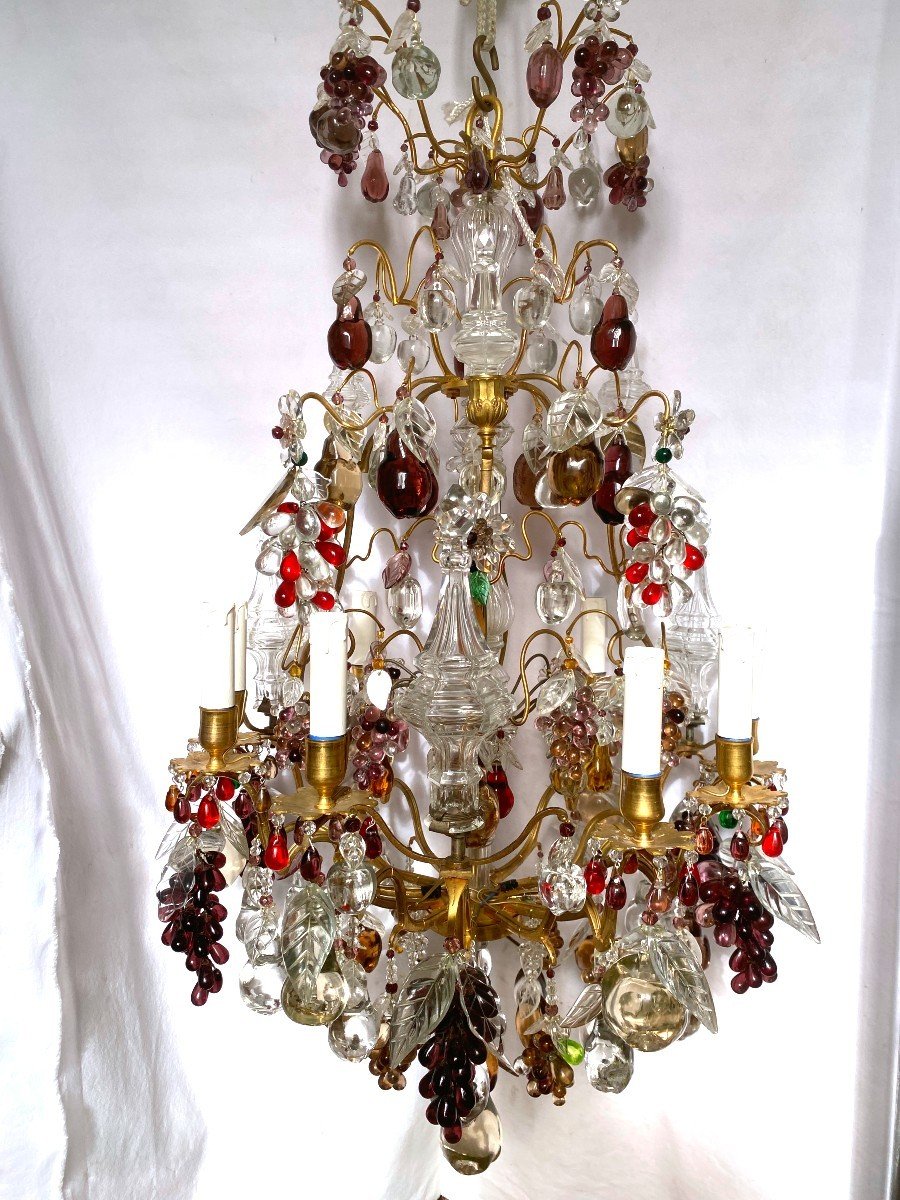 Fruit Tassel Cage Chandelier-photo-8