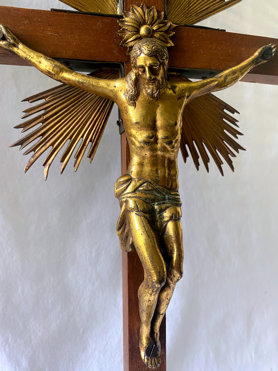 Christ In Gilded Bronze, Late Period-photo-2