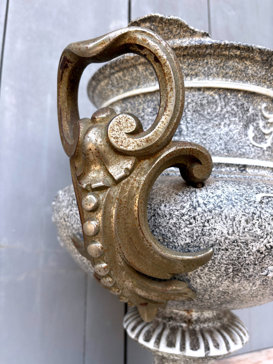 Vase en Fonte Emaillé-photo-1
