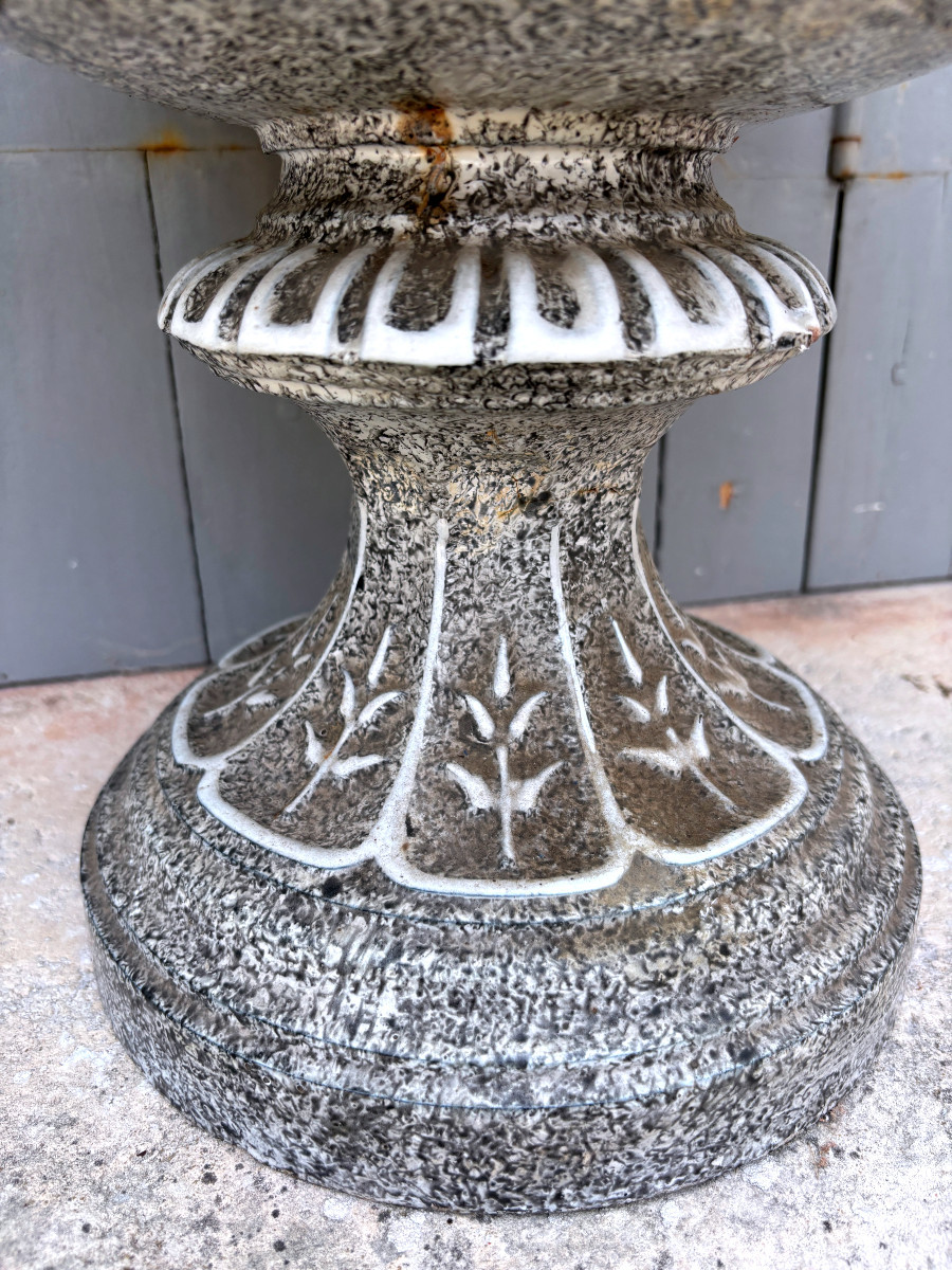 Vase en Fonte Emaillé-photo-3