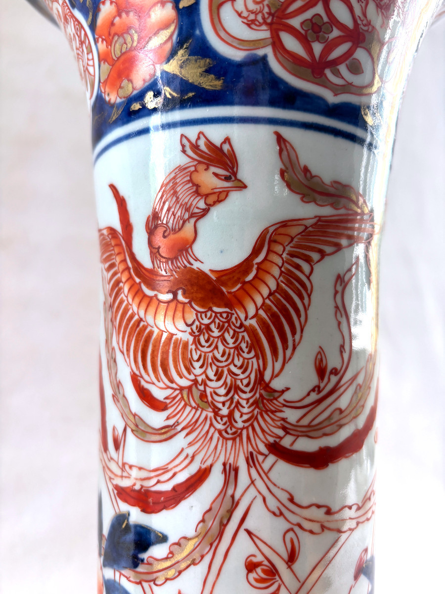 Pair Of Imari Porcelain Vases-photo-4