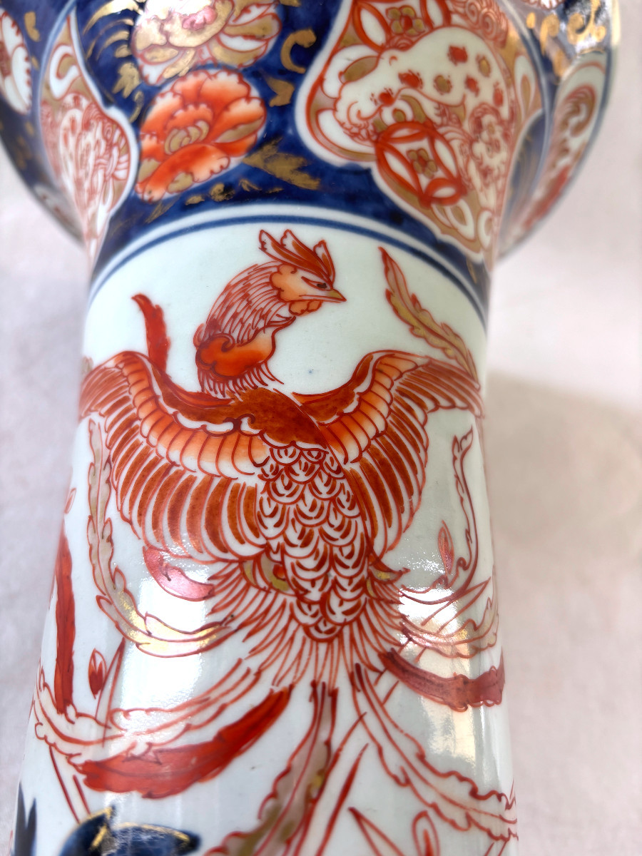 Pair Of Imari Porcelain Vases-photo-1