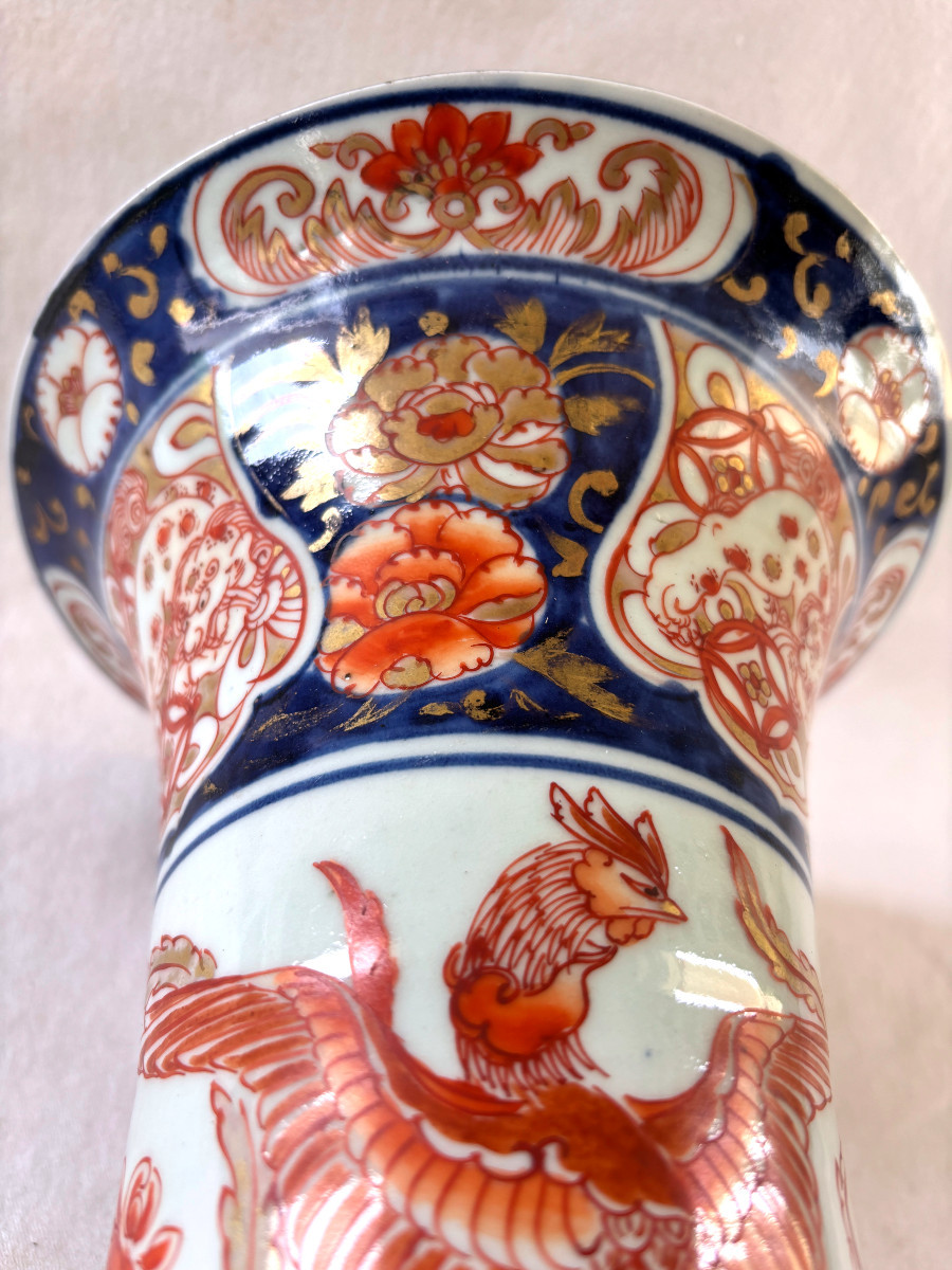 Pair Of Imari Porcelain Vases-photo-2