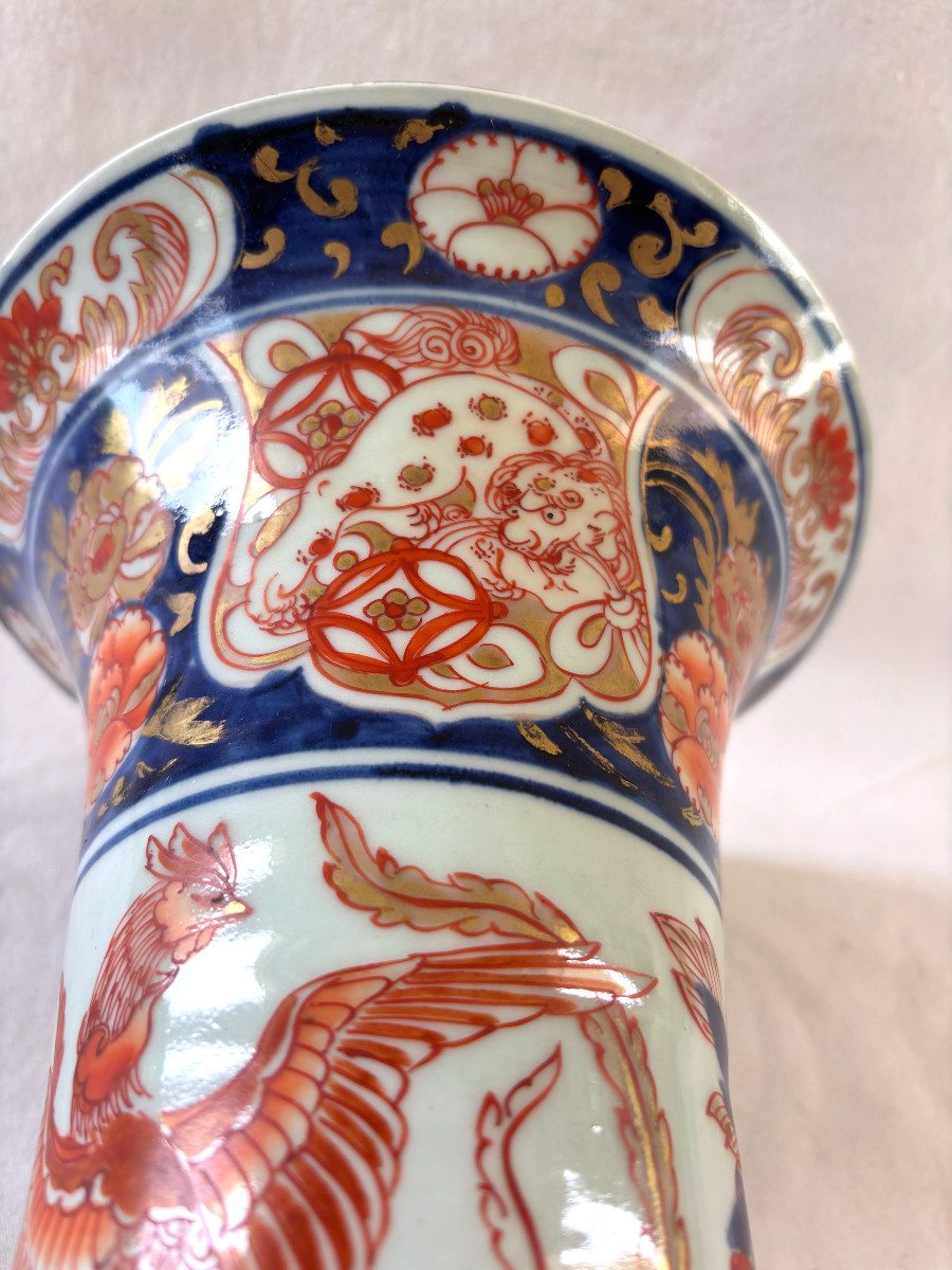 Pair Of Imari Porcelain Vases-photo-3