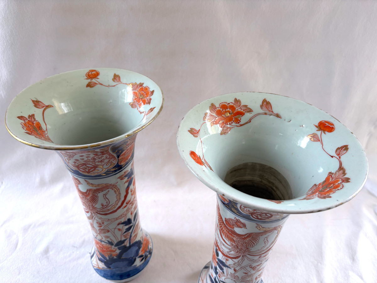 Pair Of Imari Porcelain Vases-photo-4