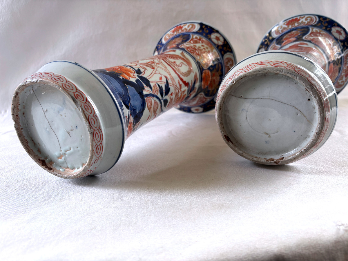 Pair Of Imari Porcelain Vases-photo-6