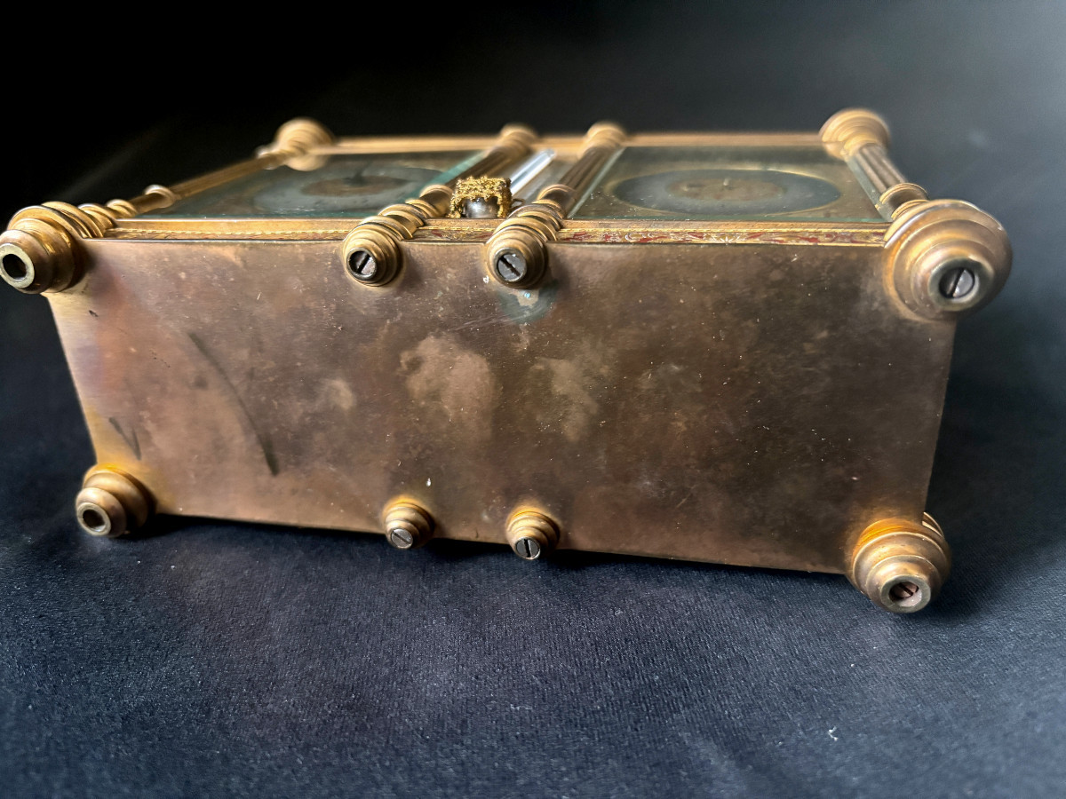 Pendulette et baromètre de bureau-photo-8