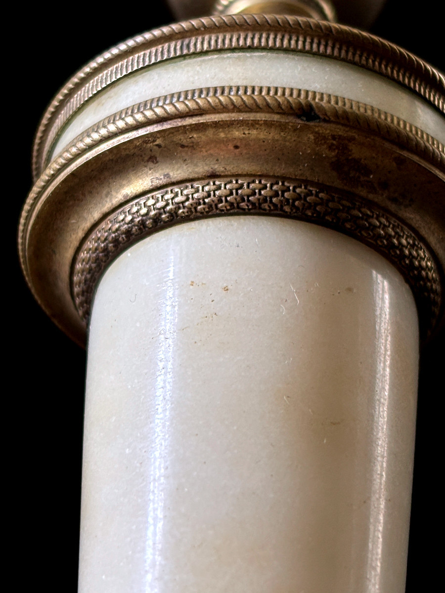 Pair Of Neoclassical Candlesticks, Italy, Circa 1800-photo-4