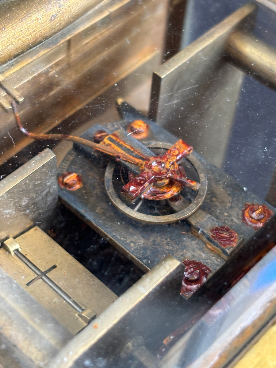 Pendule de voyage ou de bureau-photo-5