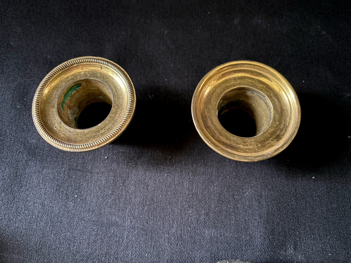 Bouillotte Lamp From The Château De Raincy In Gilt Bronze, Louis XVI Period-photo-8