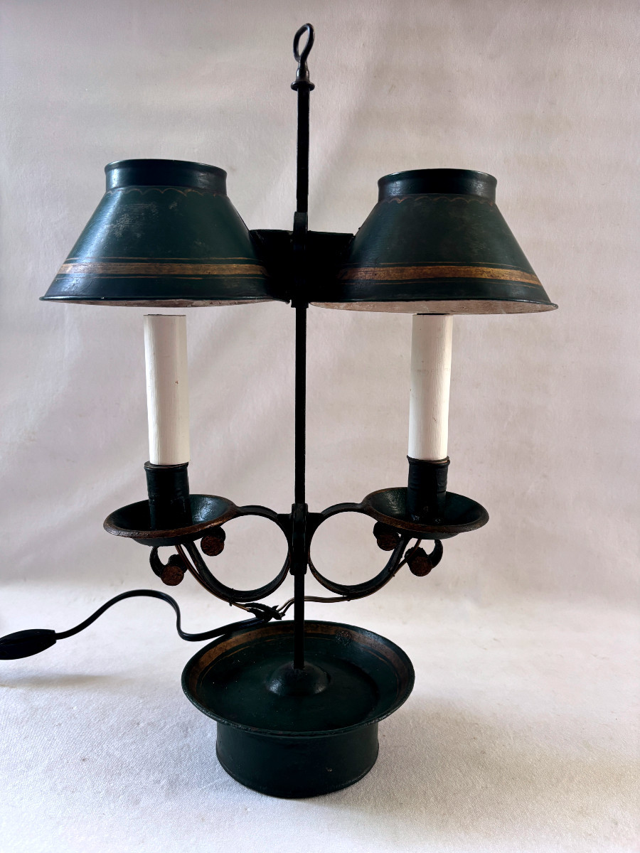 Lampe en Tôle Peinte