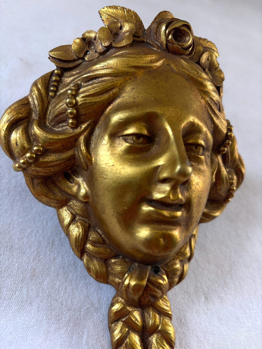 Gilded Bronze Mascaron-photo-3