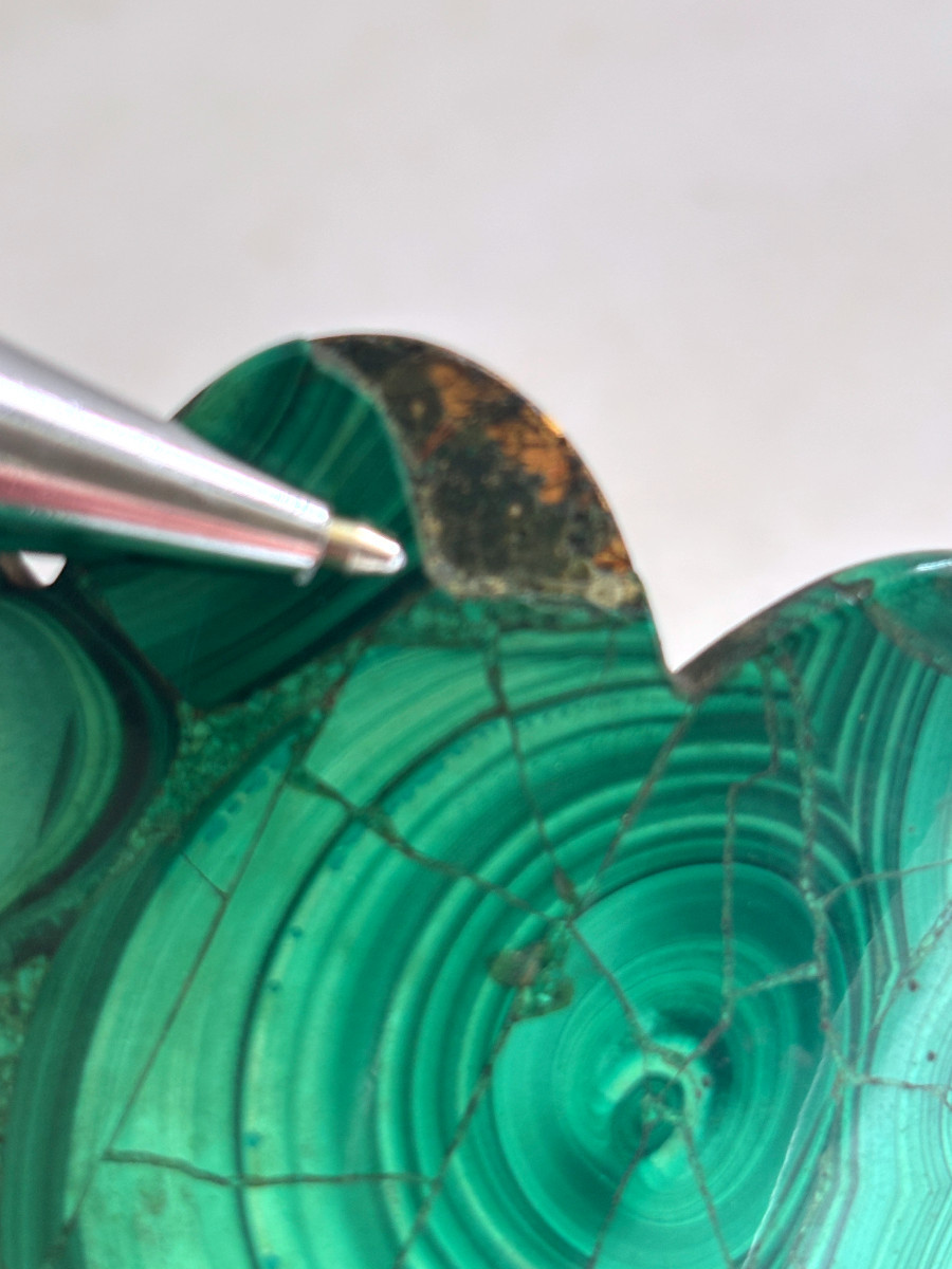 Russie vase Cornet en Malachite et bronze doré-photo-4