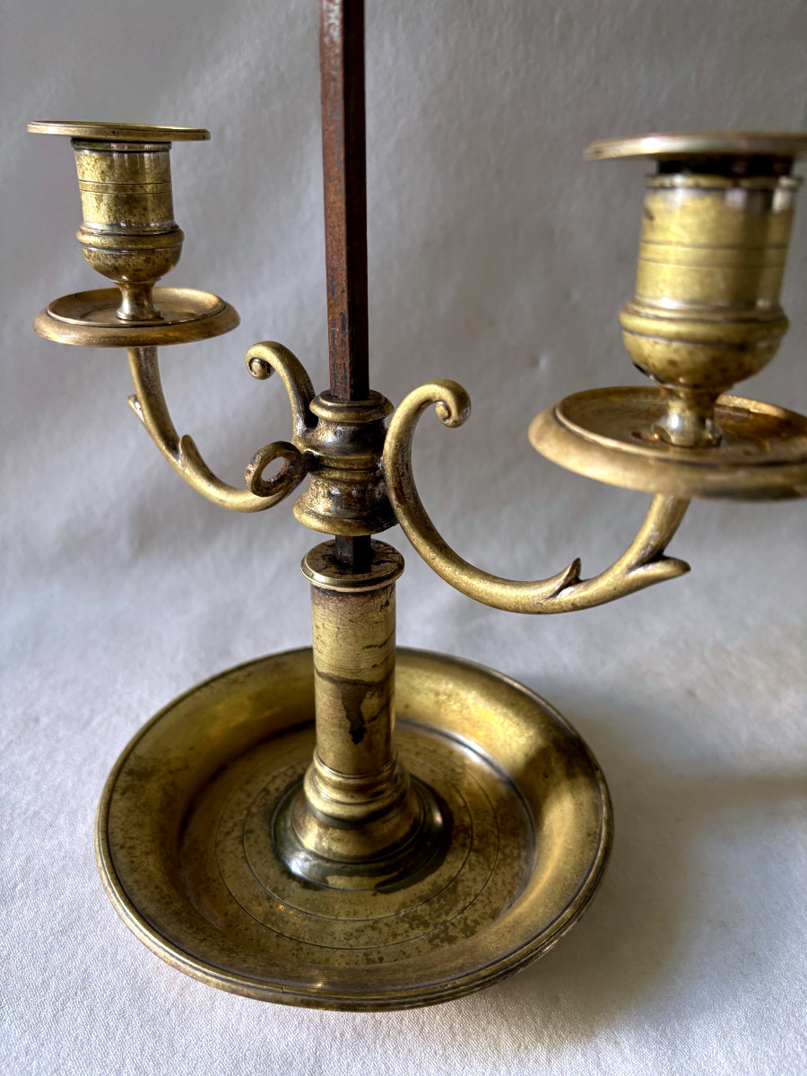 Lampe bouillotte en bronze -photo-4