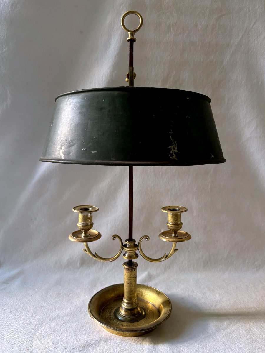 Lampe bouillotte en bronze 