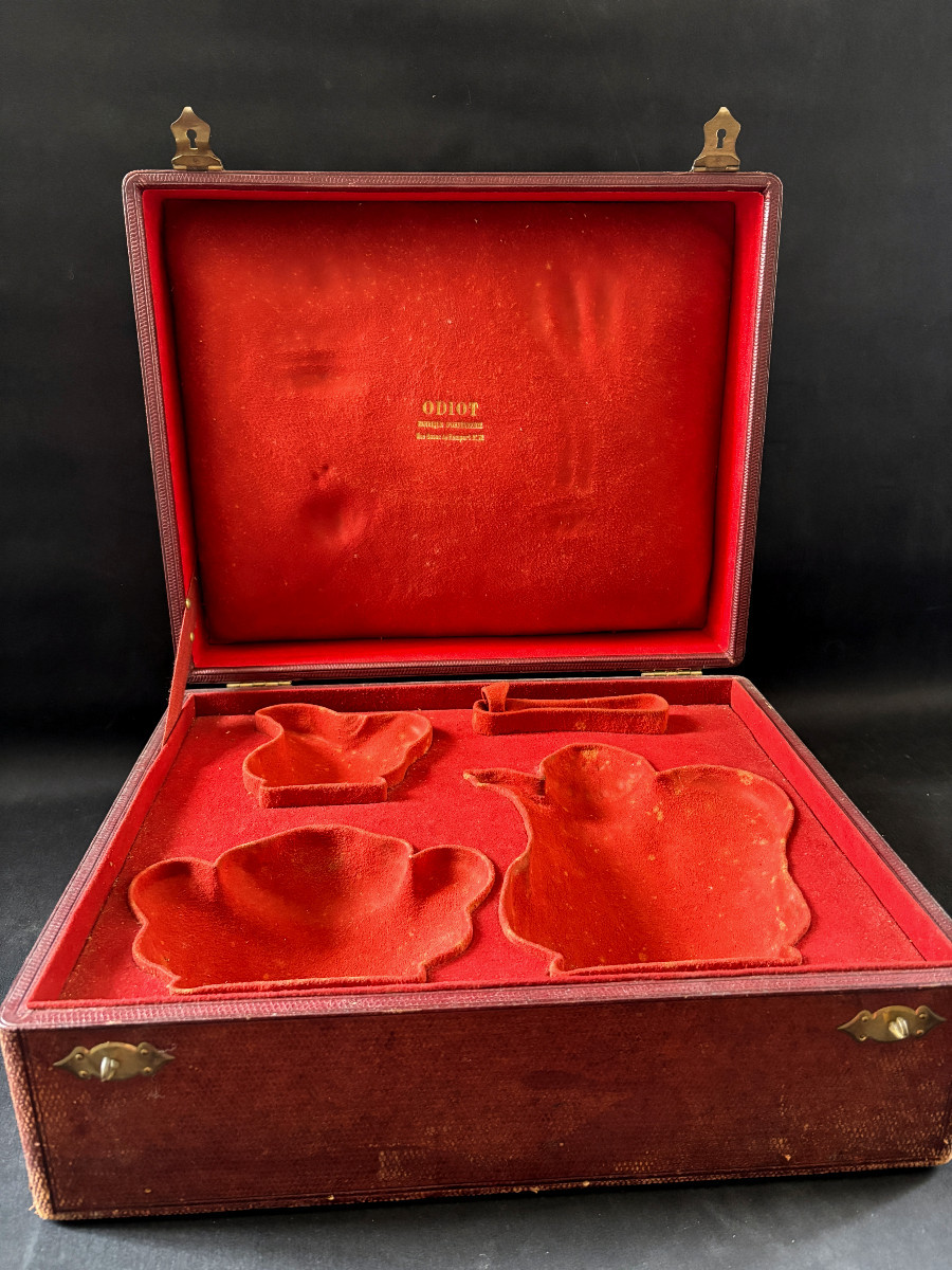 Odiot Coffret Gainé de Cuir pour Argenterie-photo-2
