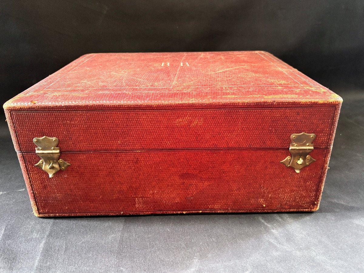 Odiot Coffret Gainé de Cuir pour Argenterie